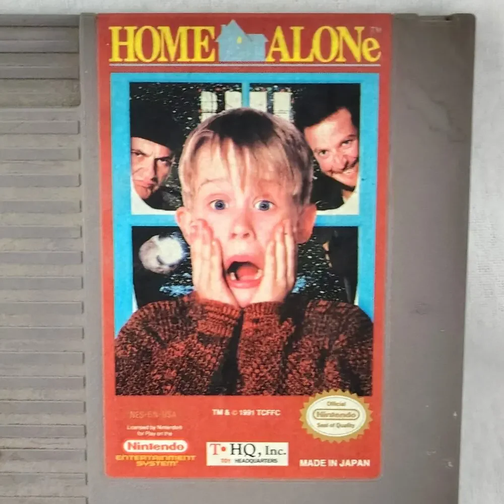 Home Alone Game Cartridge Original Nintendo Entertainment System 1985 NES